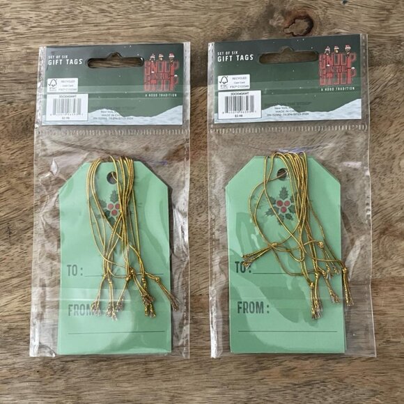 5/$20 NEW 2Pk Snoop Dogg Christmas Gift Tags - Picture 3 of 4